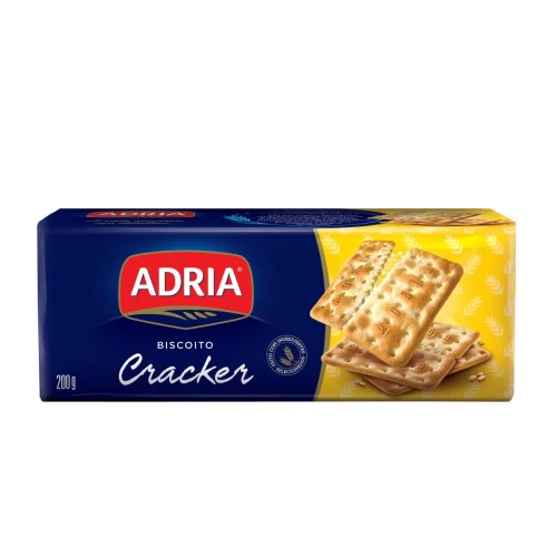 BISCOITO ADRIA CREAM CRACKER ORIGINAL 200G