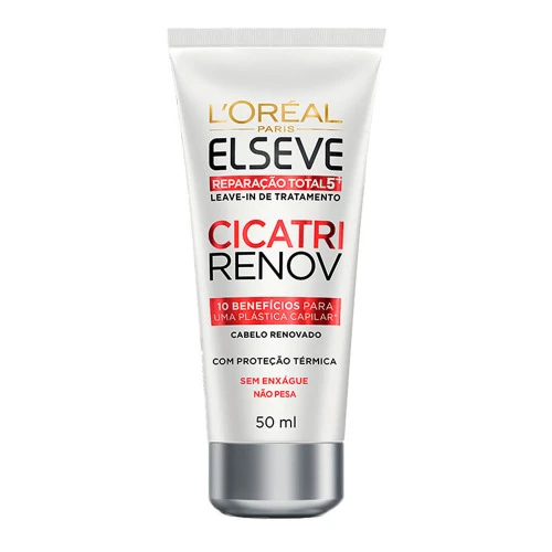 LEAVE IN DE TRATAMENTO CICATRI RENOV LORL PARIS ELSEVE REPARAÇÃO TOTAL 5 CAIXA 50ML