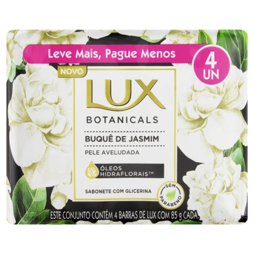 SABONETE EM BARRA BUQUÊ DE JASMIM LUX BOTANICALS ENVOLTÓRIO 85G