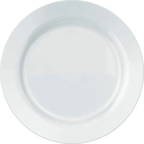 JOGO PRATO RASO OPALINE NADIR VERSI 24CM 12 UNIDADES