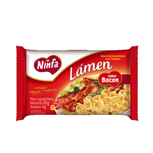 MACARRÃO INST NINFA BACON