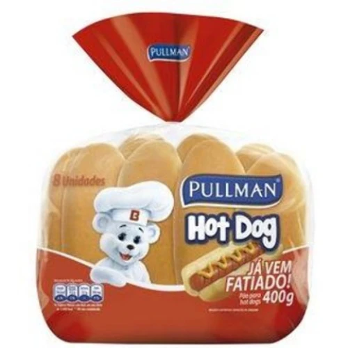 PÃO PULLMAN HOT DOG 400GR