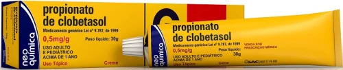 PROPIONATO DE CLOBETASOL 0 5 MG G CREME NEO QUÍMICA GENÉRICO