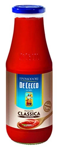 PASSATA DE TOMATE CLÁSSICA DE CECCO VIDRO 700G