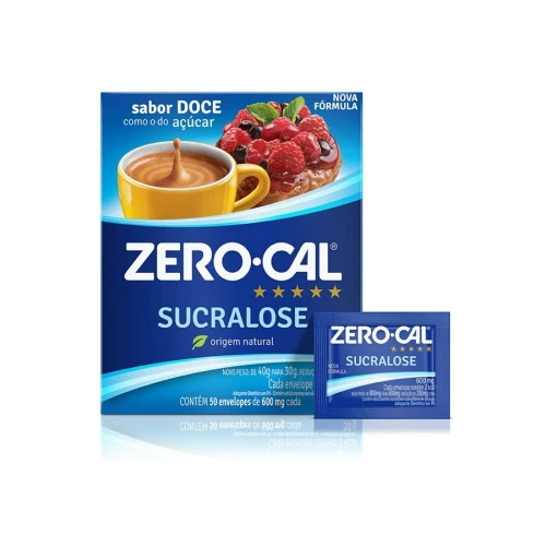ADOÇANTE ZERO CAL SUCRALOSE 50 SACHÊS