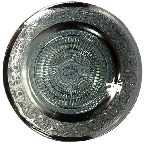 PRATO DECORATIVO CRAW 33CM PRATA