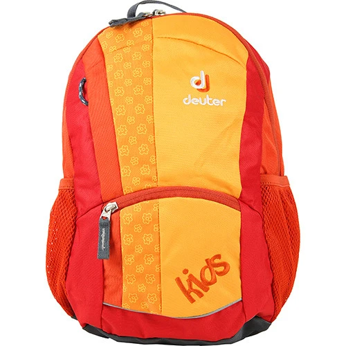 MOCHILA INFANTIL DEUTER KIDS LARANJA E VERMELHO 12 LITROS