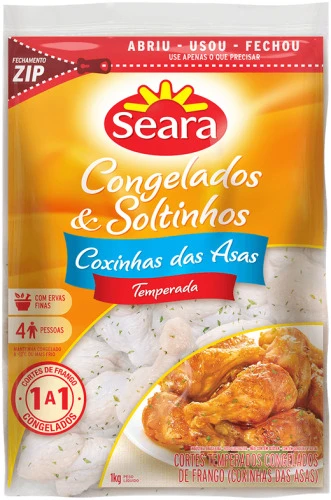 COXINHA DA ASA SEARA 1KG IQF TEMPERADO