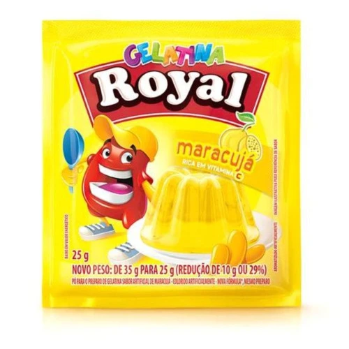 GELATINA PÓ ROYAL 25G MARACUJÁ