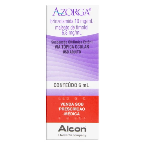 AZORGA ALCON CAIXA 6ML SUSPENSÃO OFTÁLMICA
