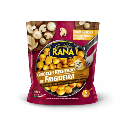 PAS MASSA FRESCA NHOQUE RANA 400G COGUMELOS