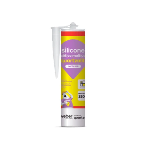 SILICONE ACÉTICO MULTIUSO 280G QUARTZOLIT