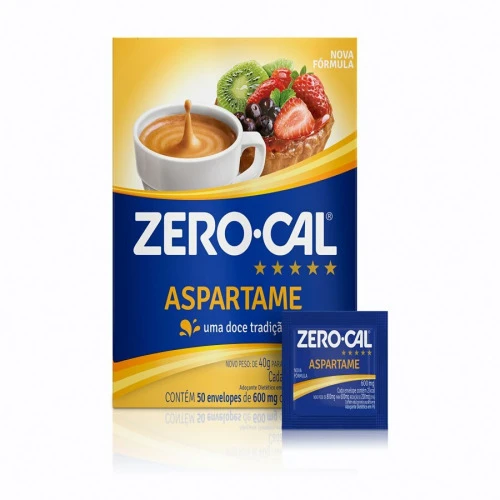ADOÇANTE ZERO CAL ASPARTAME 50 ENVELOPES