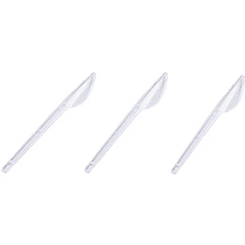 FACA DE PLÁSTICO REGINA FESTAS CRISTAL 50 UNIDADES