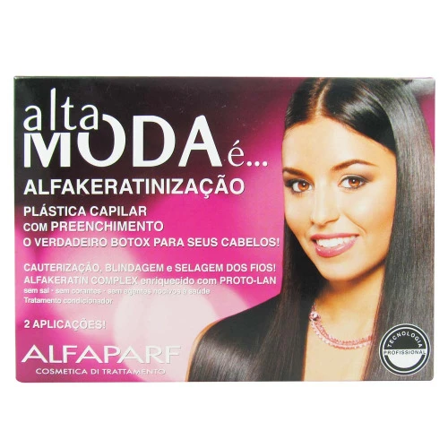 KIT ALTA MODA ALFAKERATIZAÇÃO 2 APLICAÇÕES