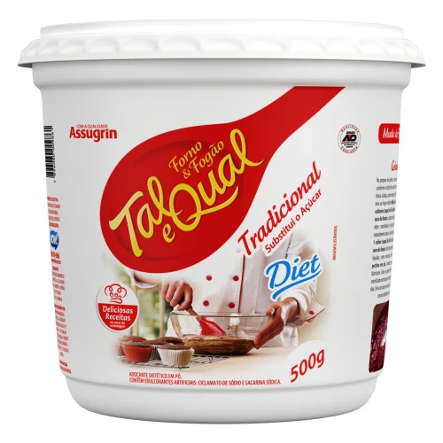 ADOÇANTE EM PÓ TRADICIONAL TAL E QUAL POTE 500G