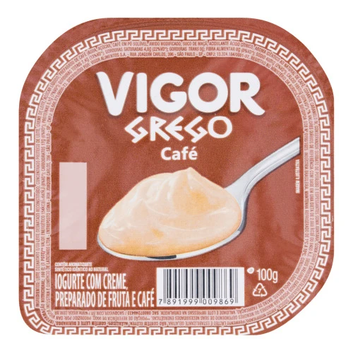 IOGURTE GREGO CAFÉ VIGOR POTE 100G