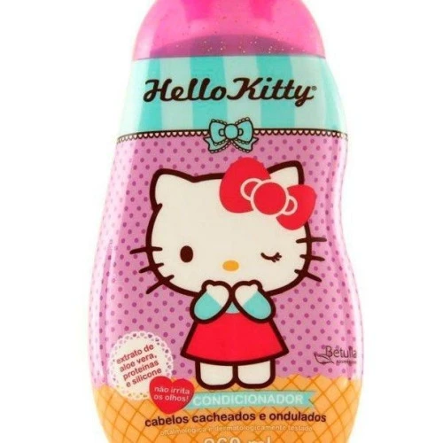 CONDICIONADOR HELLO KITTY CABELOS CACHEADOS E ONDULADO 260ML