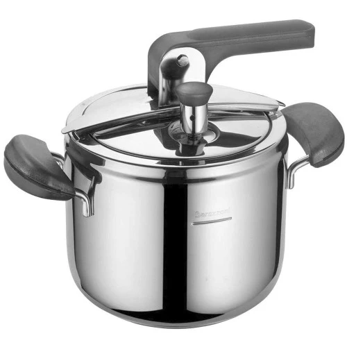 PANELA DE PRESSÃO 5L AÇO INOX 12010005 BARAZZONI