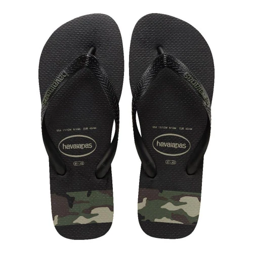 SANDALIA HAVAIANAS TOP STRIPES LOGO PTO TQ