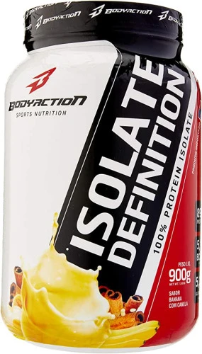 WHEY ISOLATE DEFINITION BANANA E CANELA BODYACTION 900G