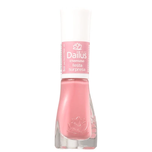 ESMALTE CREMOSO 203 FESTA SURPRESA DAILUS ROSA ESCURO