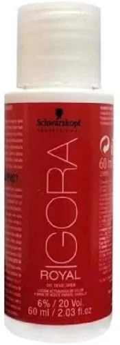 IGORA ROYAL ÁGUA OXIGENADA 60ML 20 VOLUMES (6%)