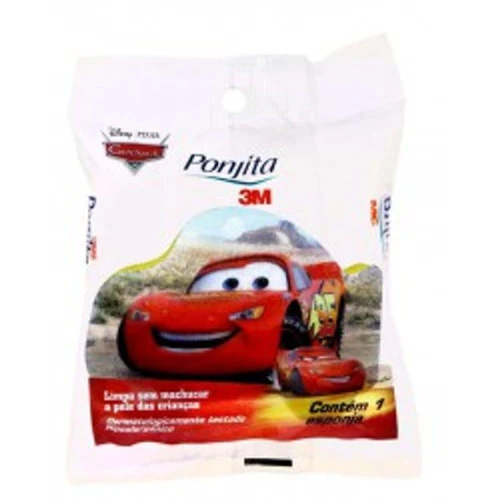 ESPONJA DE BANHO PONJITA 3M KIDS CARROS