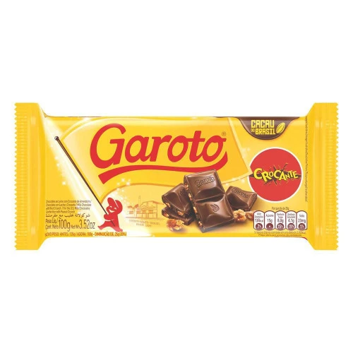 CHOC GAROTO CROCANTE 100G