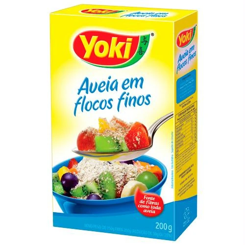 AVEIA YOKI FLOCOS FINOS 12X AVEIA FLOCOS FINOS YOKI 250