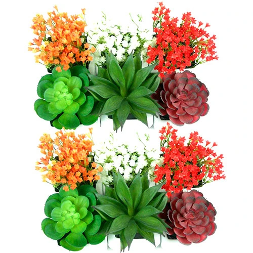 MINI FLORES ARTIFICIAIS KIT COM 12 FLORES BTC KF0031
