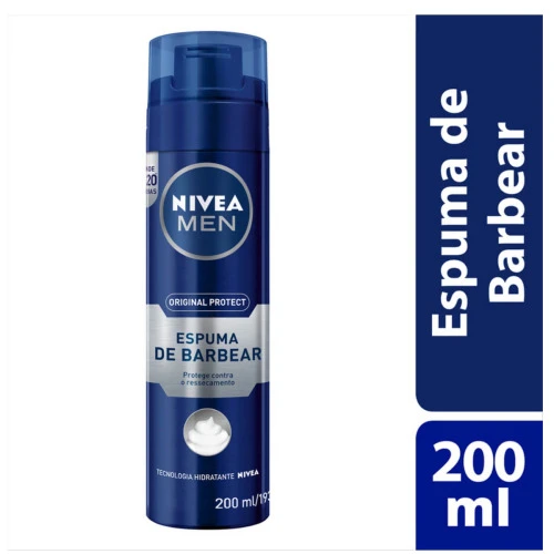 ESPUMA DE BARBEAR NIVEA MEN ORIGINAL PROTECT 200ML