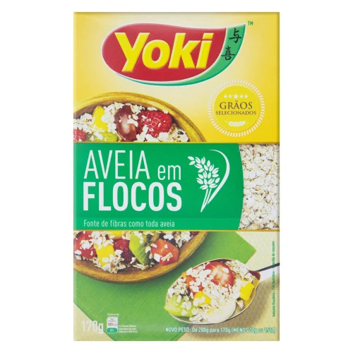 AVEIA EM FLOCOS YOKI CAIXA 170G