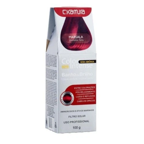 TONALIZANTE COLOR INTENSE MARSALA 100G - C.KAMURA