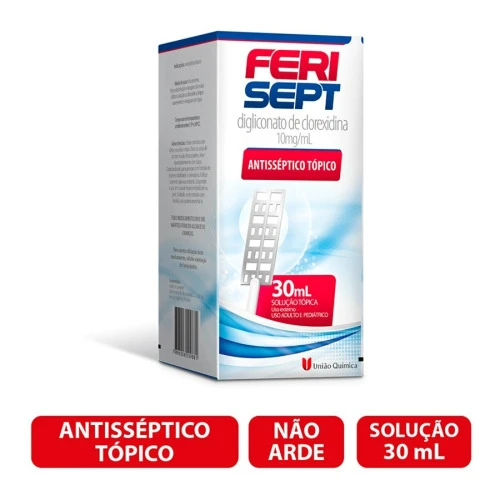 ANTISSÉPTICO CLOREXIDINA FERISEPT SOLUÇÃO 30ML