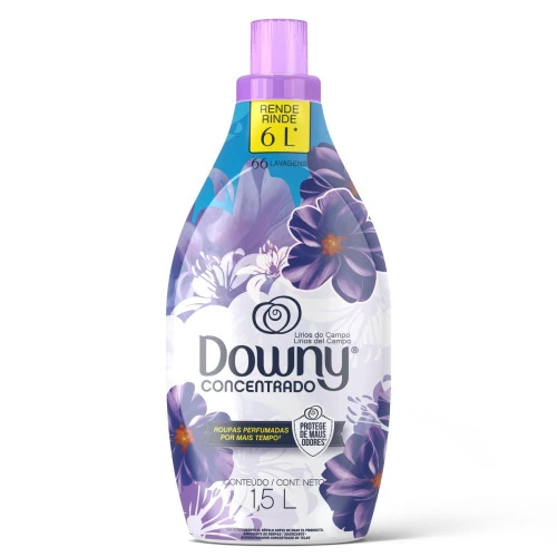 AMACIANTE CONCENTRADO DOWNY LÍRIOS DO CAMPO - 1,5L