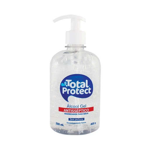 ÁLCOOL GEL TOTAL PROTECT SEM PERFUME