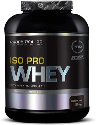 ISO PRO WHEY (2KG) SABOR MORANGO PROBIÓTICA