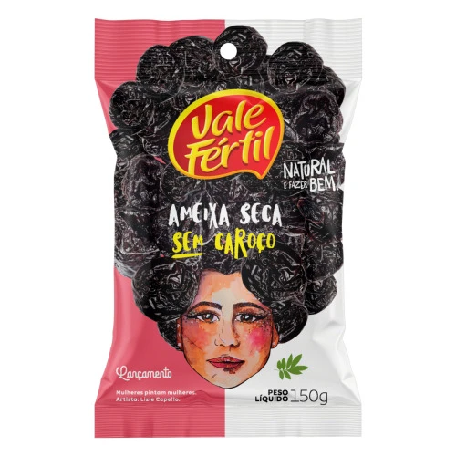 AMEIXA SECA SEM CAROÇO VALE FÉRTIL PACOTE 150G