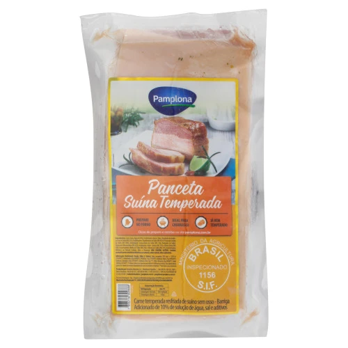 PANCETA SUÍNA RESFRIADA TEMPERADA SEM OSSO PAMPLONA