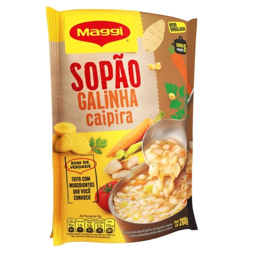 MAGGI SOPÃO GALINHA CAIPIRA SACHÊ 200G