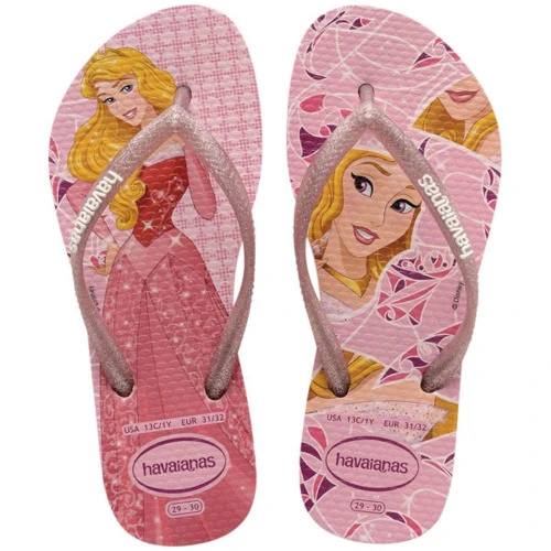 SAND HAVAIANAS KIDS SLIM PRINCESS 33 34 ROS PEROLA