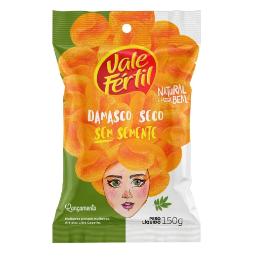 DAMASCO SECO SEM SEMENTE VALE FÉRTIL PACOTE 150G