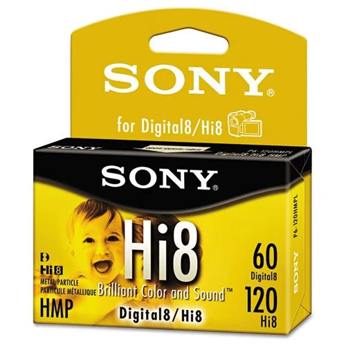 HI PREMIUM GRADE 8MM CAMCORDER VIDEOTAPE CASSETTE 120 MINUTES