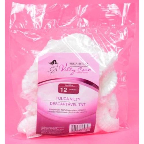 VILTY CARE TOUCA DESCART TNT COM 12