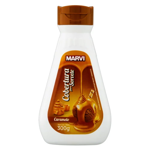 COBERTURA PARA SORVETE CARAMELO MARVI SQUEEZE 300G