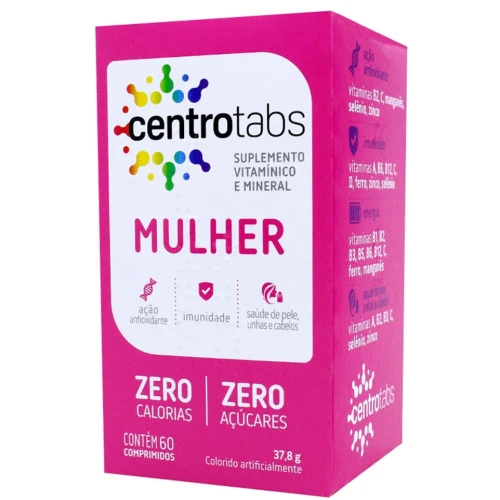 CENTROTABS MULHER 60 COMPRIMIDOS