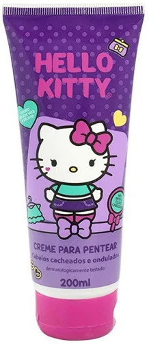 HELLO KITTY CREME DE PENTEAR CABELOS CACHEADOS 200ML