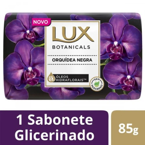 SABONETE EM BARRA GLICERINADO ORQUÍDEA NEGRA LUX BOTANICALS ENVOLTÓRIO 85G