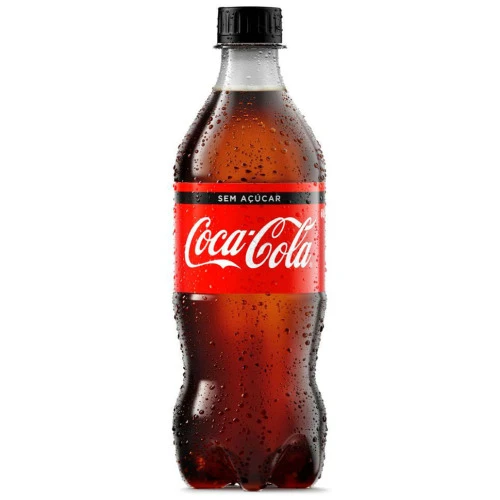 REFRIGERANTE COCA COLA ZERO AÇÚCAR 600ML